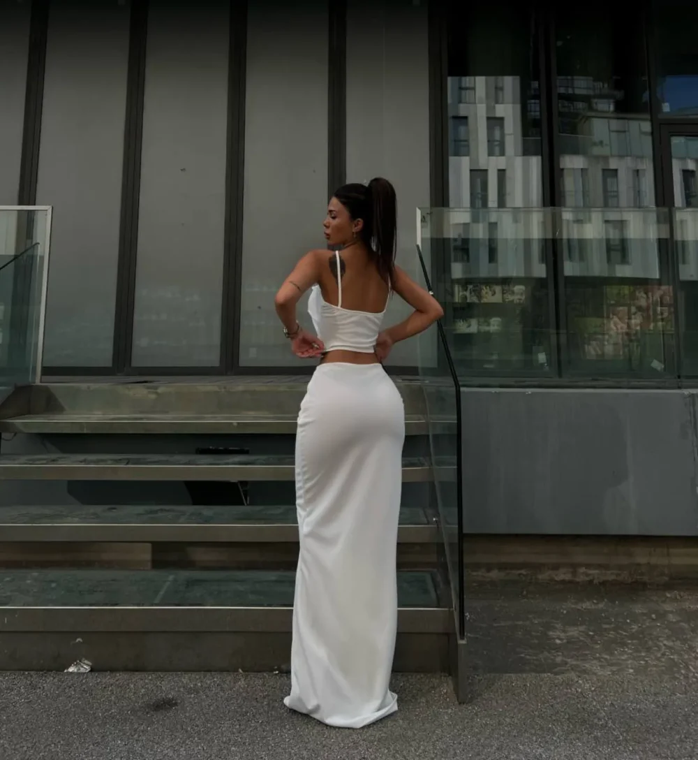 White Set With a Crop - Figura 3