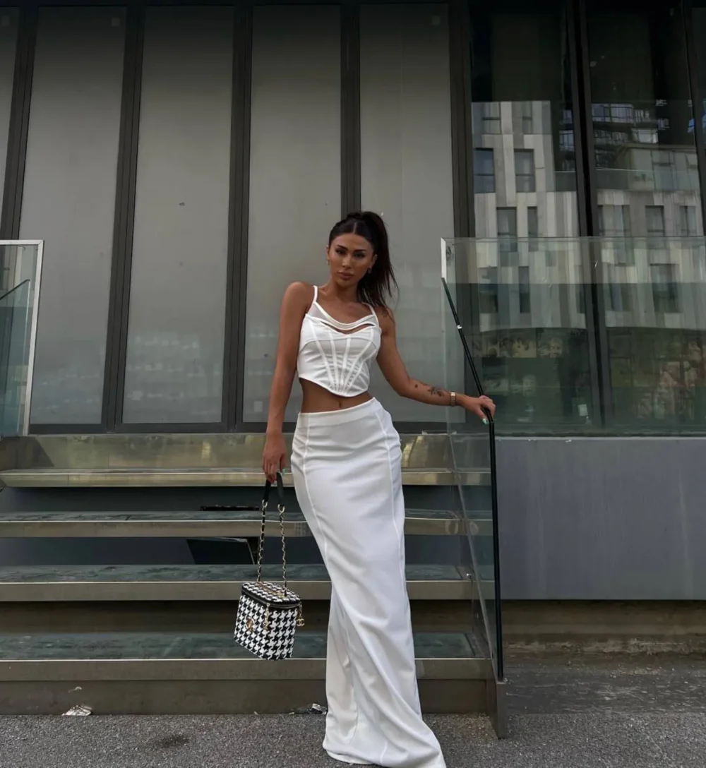 White Set With a Crop - Figura 5